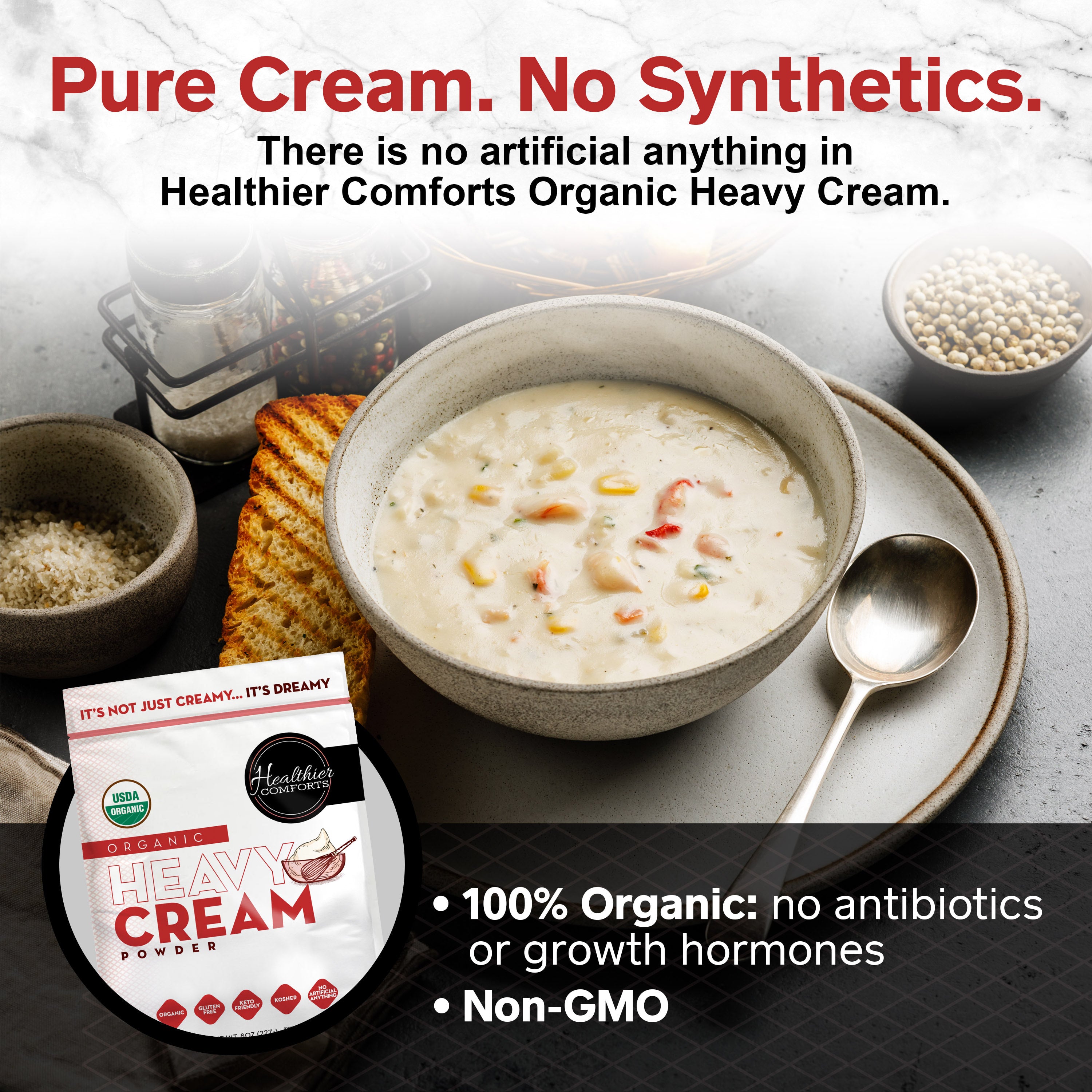 Organic Heavy Cream Powder