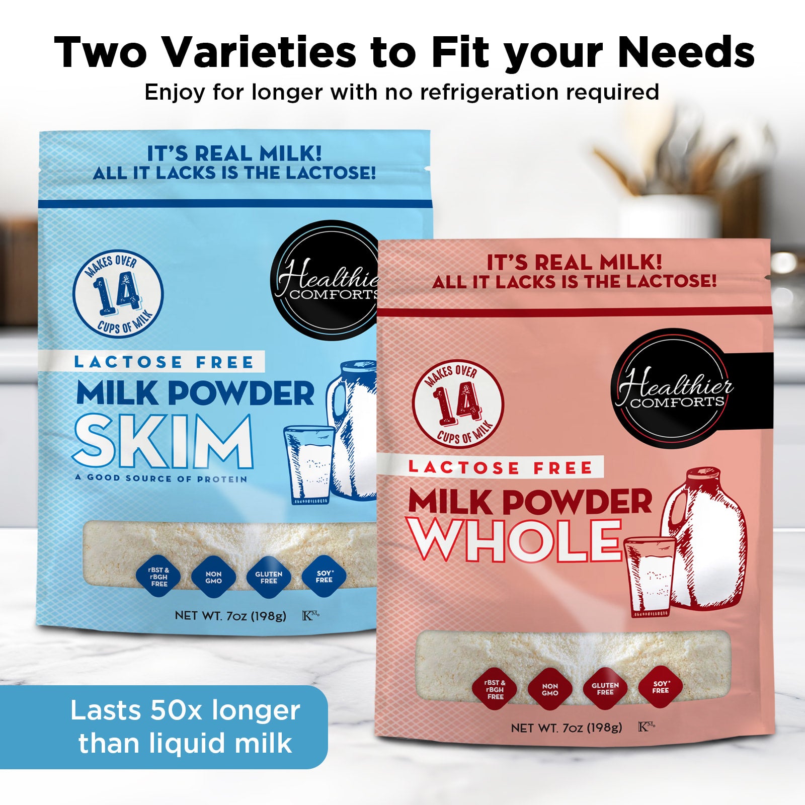 Lactose Free Whole Milk Powder