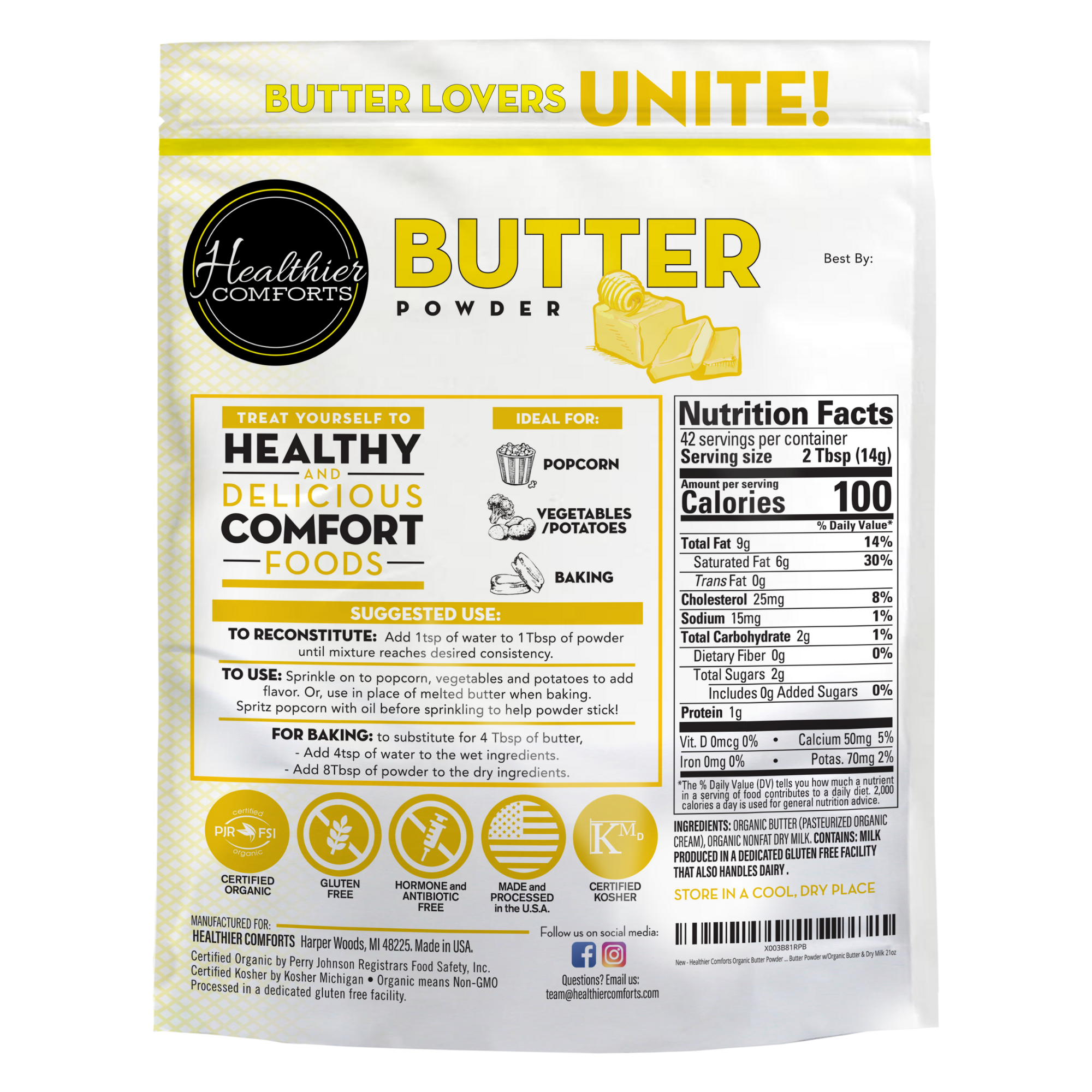 Organic Butter Powder