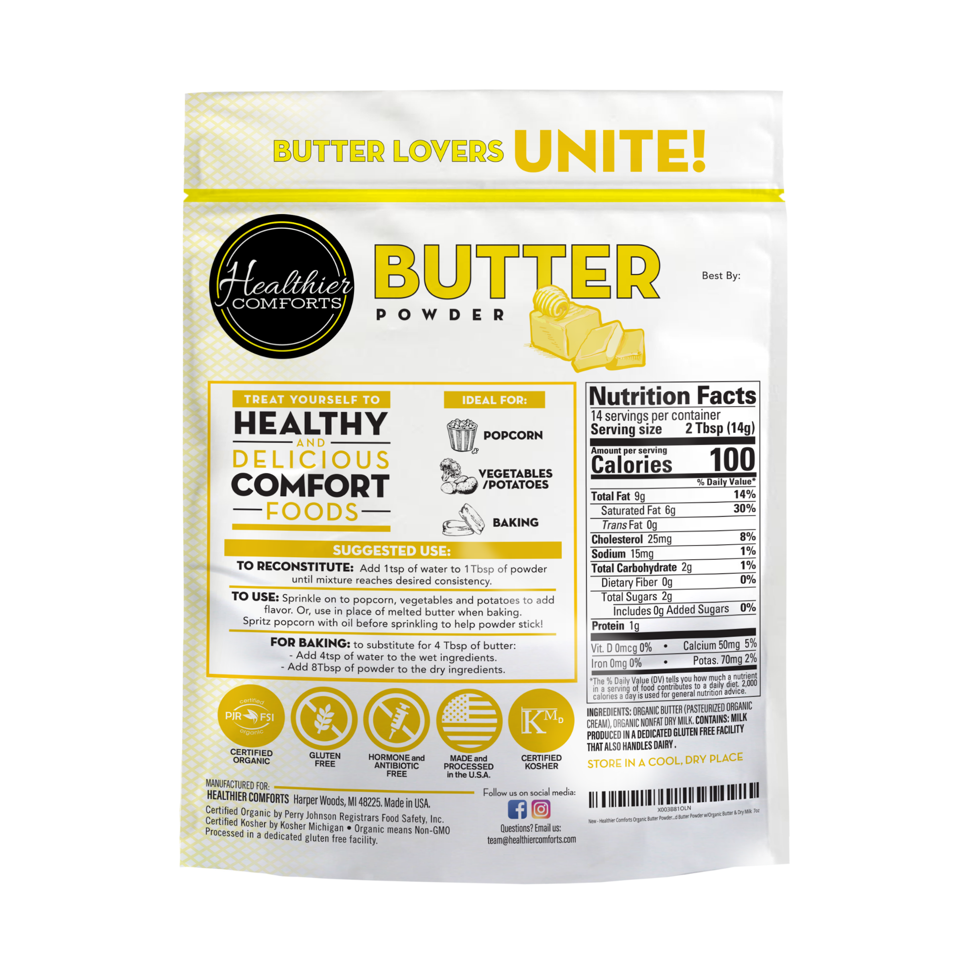 Organic Butter Powder