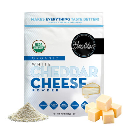 Organic Cheddar Cheese Powder (White)